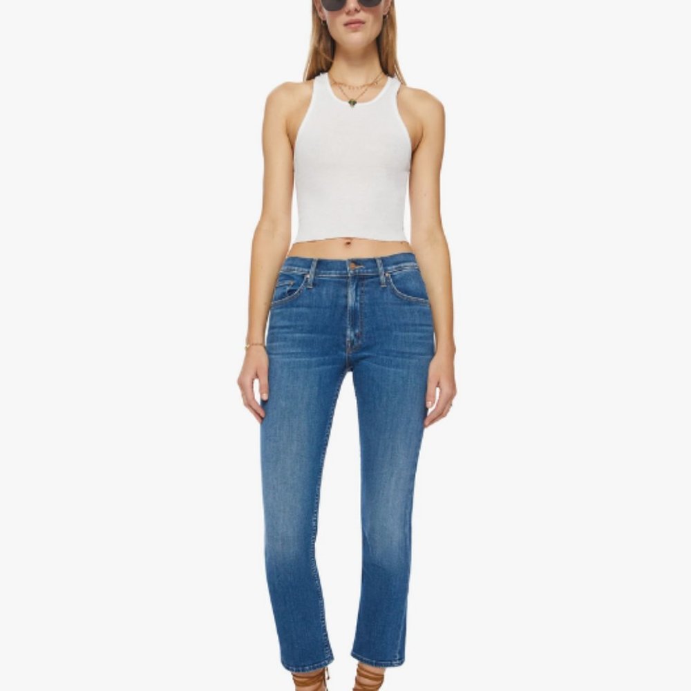 Mother The Mid Rise Rider Ankle